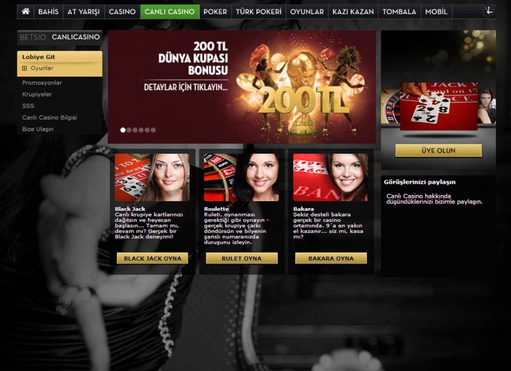 Tempobet Canli Casino