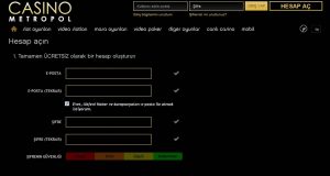 Casino Metropol Kayıt İşlemi Nasıl Yapılır? İlk Kayıt Bonusları